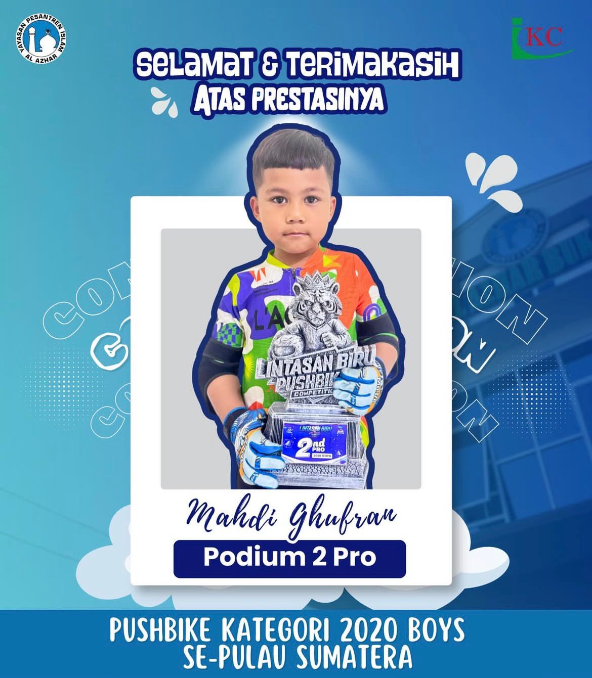 Podium 2 Pro Pushbike Kategori 2020 Boys Se-Pulau Sumatera