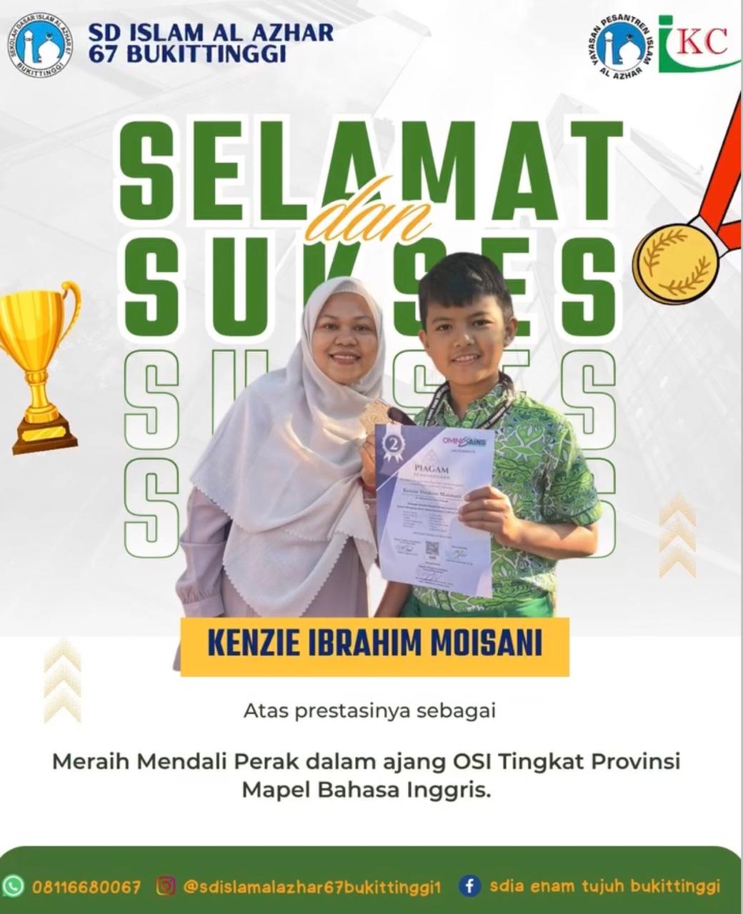 Medali Perak OSI Mapel Bahasa Inggris