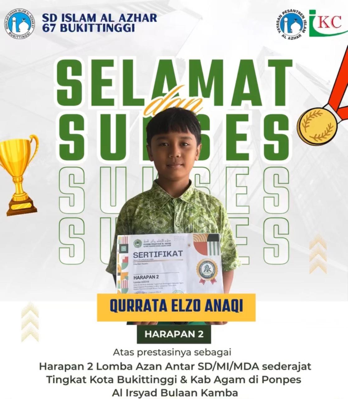 Harapan 2 Lomba Azan Antar SD/MI/MDA di Ponpes Al Irsyad Bulaan Kamba
