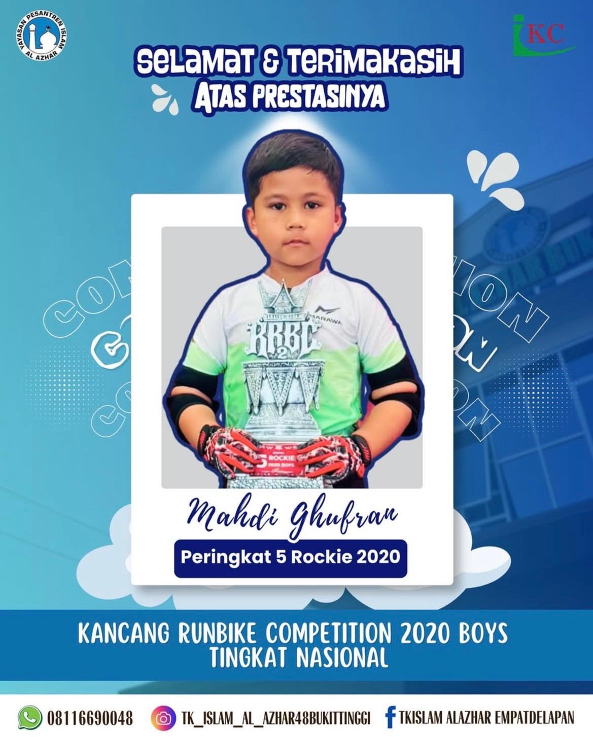 Peringkat 5 Rockie 2020 Kancang Runbike Competition Kategori 2020 Boys