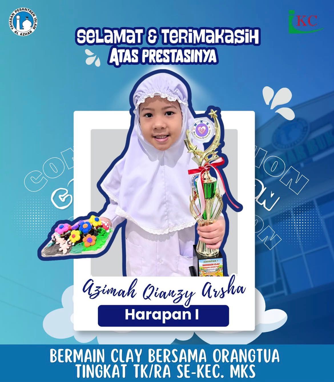 Harapan I Bermain Clay Bersama Orangtua Tingkat TK/RA Se-Kecamatan MKS