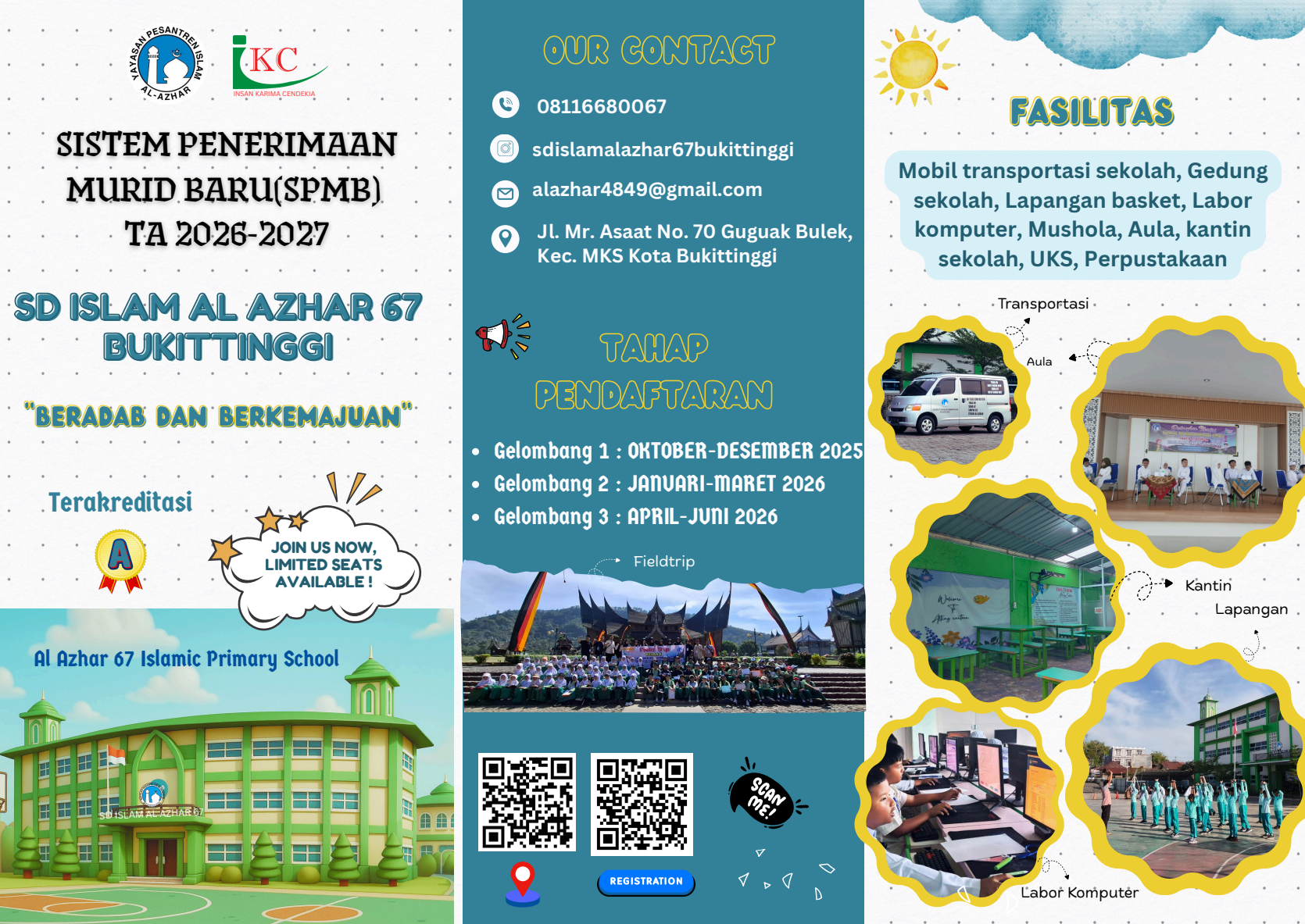 Brosur SPMB SDIA 67 Bukittinggi foto 1