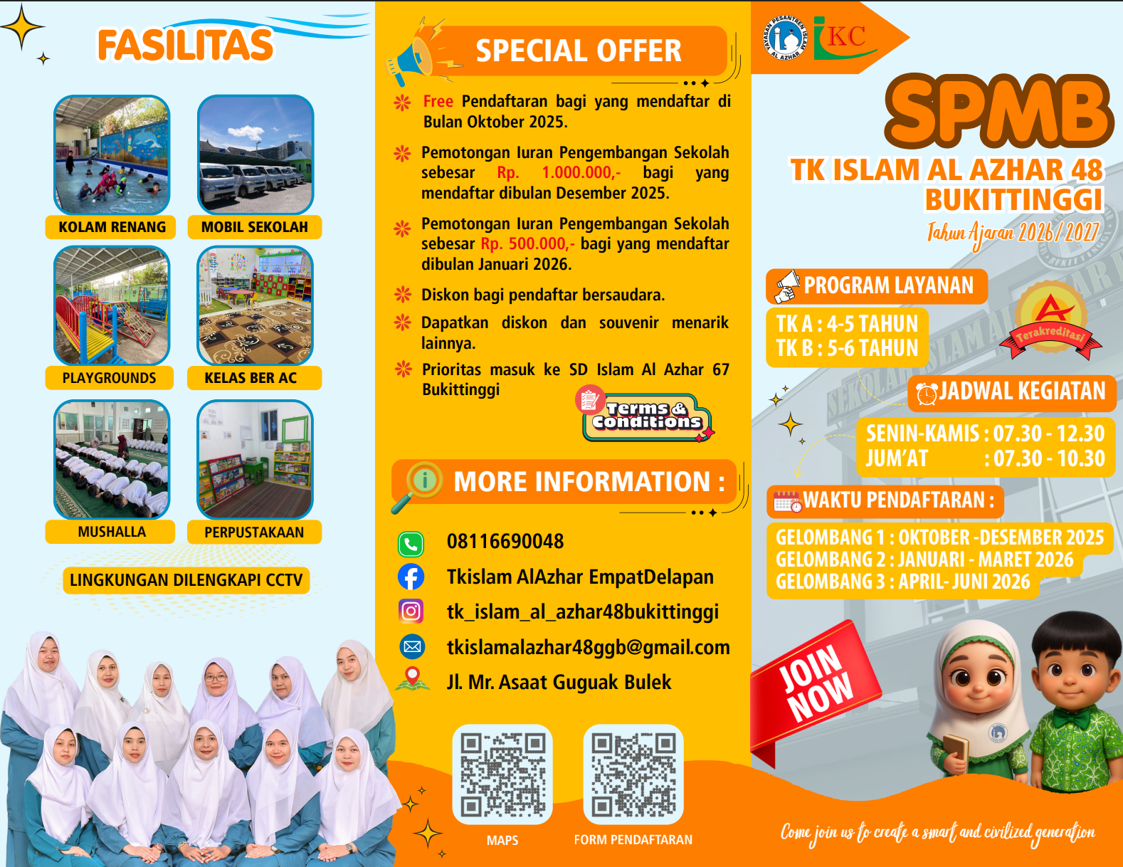 Brosur SPMB TKIA 48 Bukittinggi foto 1